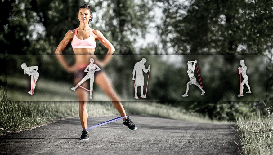 5 ćwiczeń z gumami oporowymi, które zmienią Twoje ciało