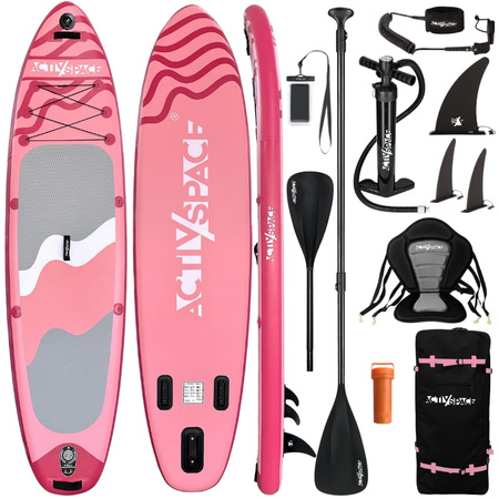 Deska SUP PRO pompowana z wiosłem paddle board 320cm - S07
