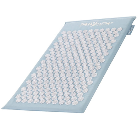 Mata do akupresury z poduszką na ból stres - zestaw niebieski