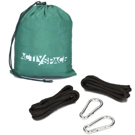 Hamak turystyczny przenośny ultralekki - zestaw