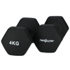HANTELKI 2x4kg do ćwiczeń - ciężarki neoprenowe