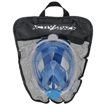 Maska do nurkowania dla dzieci pełnotwarzowa nie paruje - blue