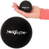 Silikonowa piłka do masażu lacrosse ball - black