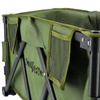 Wózek turystyczny kempingowy plażowy składany premium - army green