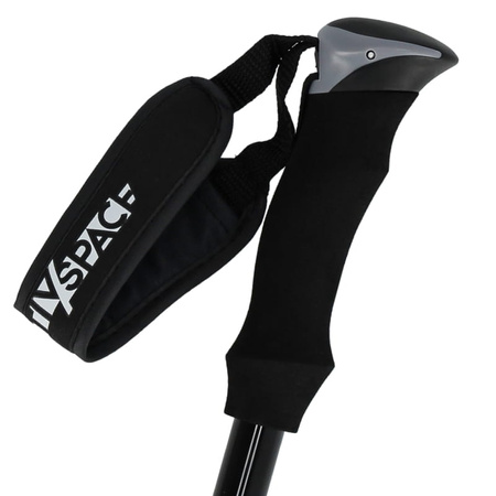 Kijki trekkingowe regulowane grey - Składane K06