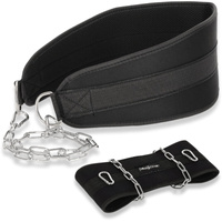 Dip belt pas obciążeniowy mocny z łańcuchem - P01