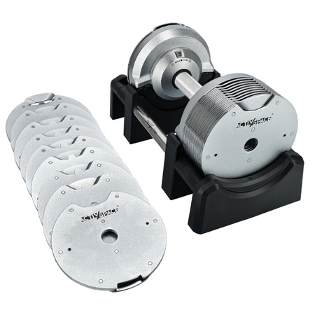 Sztangielka regulowana 32,5kg z regulacją co 1,5kg – 20w1