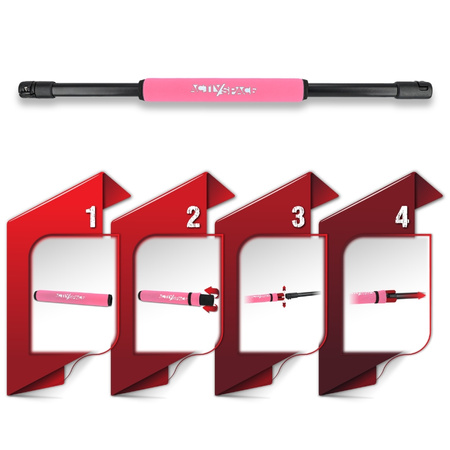 Bojka wypornościowa pływak do wiosła SUP - pink