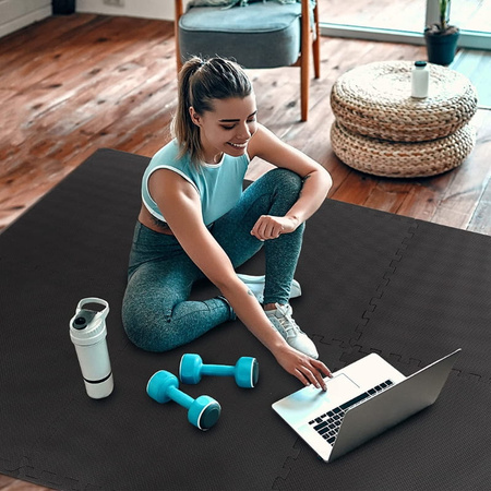 Mata puzzle pod sprzęt do ćwiczeń na siłownie 6szt