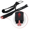 Linka bezpieczeństwa leash do deski SUP smycz 3m - black