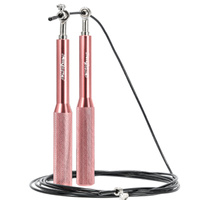 Skakanka aluminiowa z łożyskami PRO fitness - pink S07