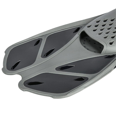 Płetwy do pływania nurkowania regulowane 37/42 - gray/black