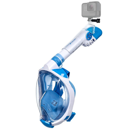 Maska do nurkowania dla dzieci pełnotwarzowa nie paruje - blue