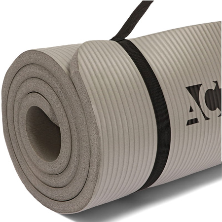 Gruba mata do ćwiczeń NBR 1,5 cm - szara