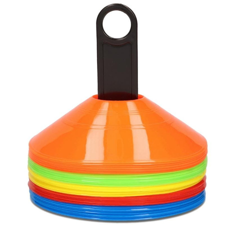 Pachołki Treningowe Elastyczne Talerzyki Grzybki 50szt