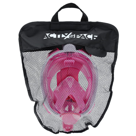 Maska do nurkowania dla dzieci pełnotwarzowa nie paruje - pink