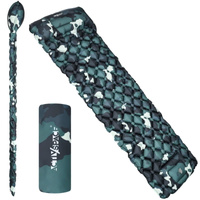 Materac dmuchany turystyczny samopompujący ultralekki 190x60x6cm – Military