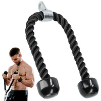 Sznur lina uchwyt do wyciągu atlasu na triceps