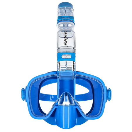 Maska do nurkowania zestaw 2w1 gogle do pływania - L/XL - blue
