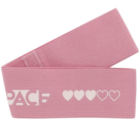 Zestaw 5 gum taśm MATERIAŁOWYCH mini band do ćwiczeń - pink