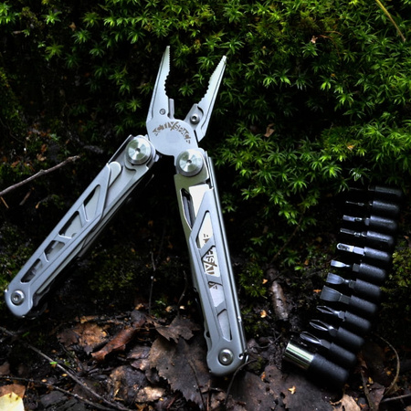 Multitool narzędzie wielofunkcyjne zestaw 14w1 + etui