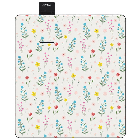 Koc piknikowy plażowy mata z izolacją 200x200cm biwak - K02