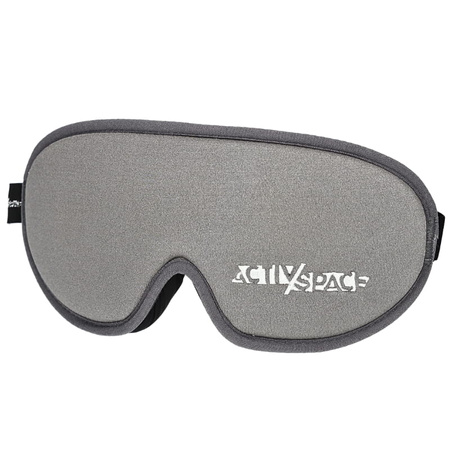 Opaska maska na oczy 3D PREMIUM do spania podróży - grey