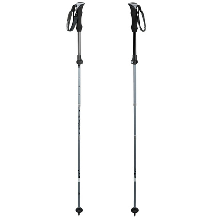 Kijki trekkingowe regulowane grey - Składane K06