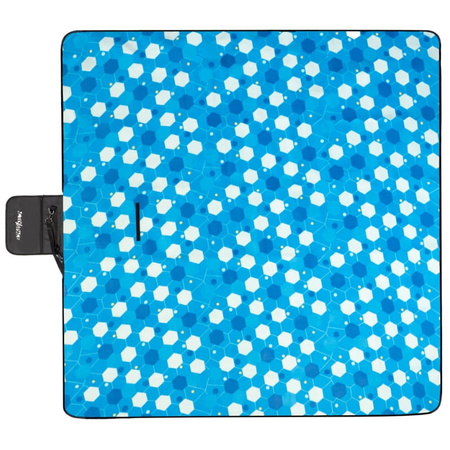 Koc piknikowy plażowy mata z izolacją 200x200cm biwak - K01