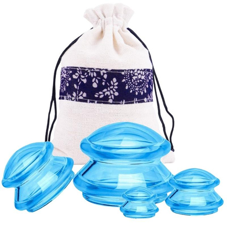 Bańki chińskie silikonowe bezogniowe na cellulit - duże