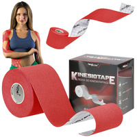 Taśma do tapingu kinezjologiczna tape premium - red
