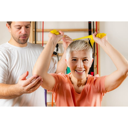 Taśma Guma do ćwiczeń i rehabilitacji 2m - blue