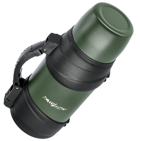 Termos turystyczny próżniowy duży 1300ml - green