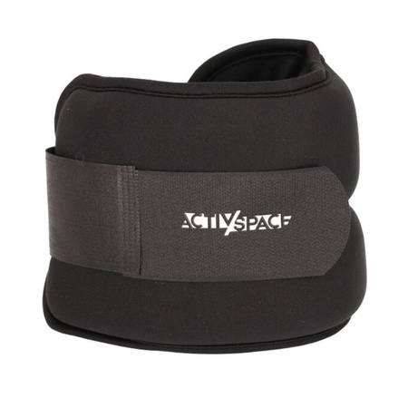 Obciążniki na kostki i nadgarstki ciężarki na ręce 2x2 kg - black