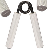Aluminiowy ściskacz do ćwiczeń rąk dłoni opór 68kg