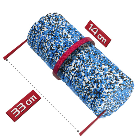 Roller Wałek EPP z wypustkami do masażu crossfit – niebieski