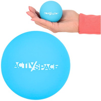 Silikonowa piłka do masażu lacrosse ball - blue