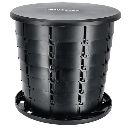 Toaleta przenośna turystyczna składana WC 2w1 kosz na śmieci