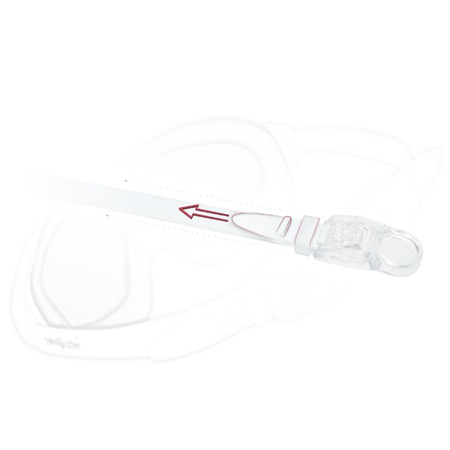 Okulary pływackie na basen gogle do pływania ANTI-FOG - white