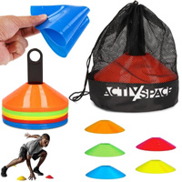 Pachołki Treningowe Elastyczne Talerzyki Grzybki 50szt