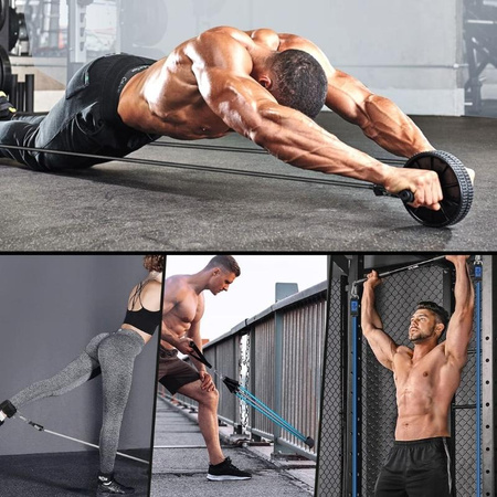 Zestaw 5 gum oporowych do ćwiczeń wysoka jakość