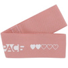 Zestaw 5 gum taśm MATERIAŁOWYCH mini band do ćwiczeń - pink