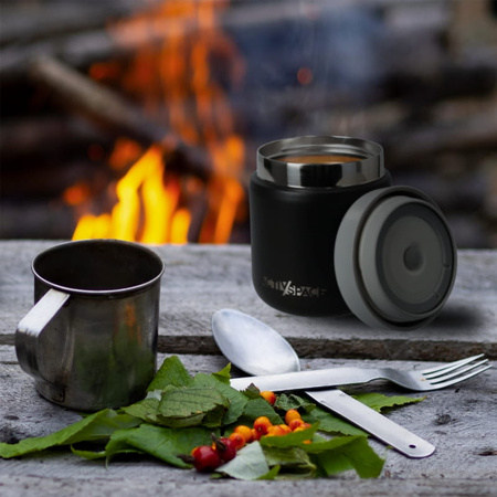 Termos obiadowy na żywność lunch 480ml - black