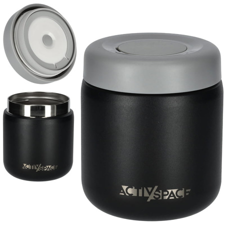 Termos obiadowy na żywność lunch 480ml - black