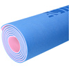 Mata TPE do ćwiczeń fitness jogi karimata - pink/blue - 0,6cm