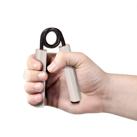 Aluminiowy ściskacz do ćwiczeń rąk dłoni opór 90kg