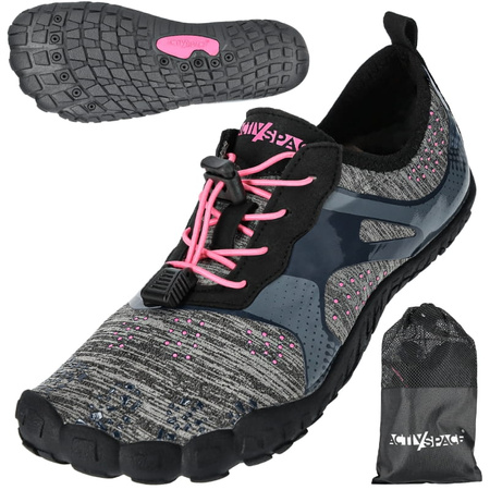 Buty do wody pływania wodne na jeżowce plaże sportowe - pink B01