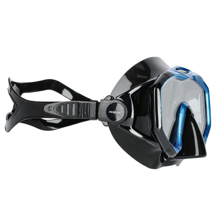 Maska i fajka do nurkowania zestaw do snorkelingu – blue - MF01