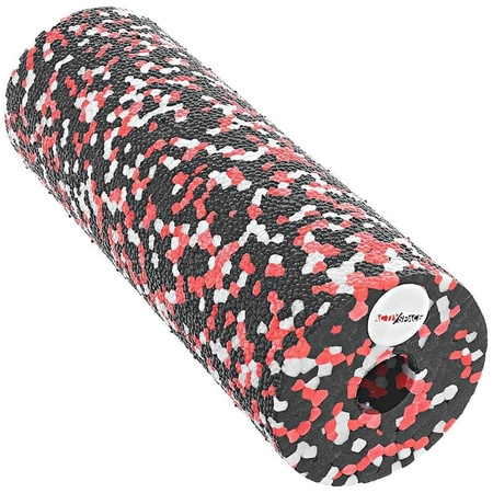 Zestaw do masażu 5w1 Crossfit wałek piłka roller EPP - red