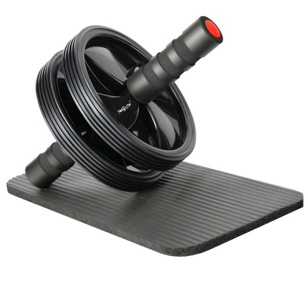 Kółko Roller AB do ćwiczeń mięśni brzucha + mata R01